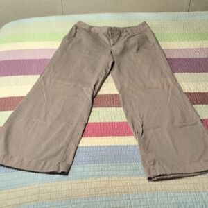 a.n.a Wide-Leg Brown Pants